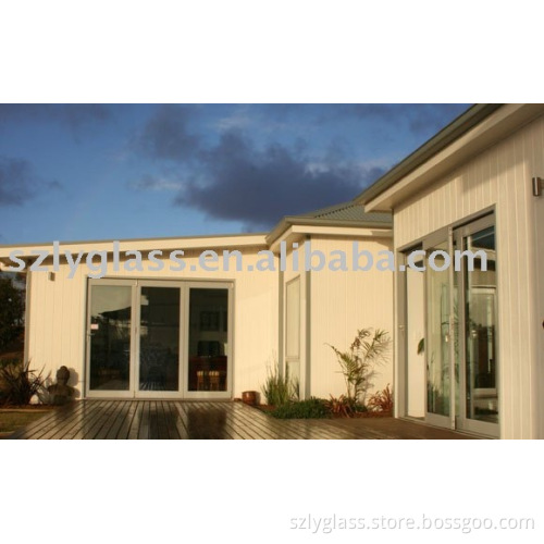 tempered glass door